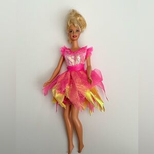 1998 Mattel Bubble Fairy Barbie Doll Spins Pull Cord Wand Vintage USED